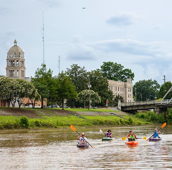 kayaking in greenwood